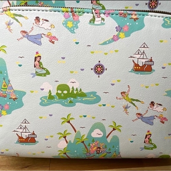 NWT Loungefly Disney Peter Pan Island Mini Backpack - Picture 3 of 9
